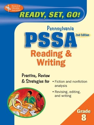 cover image of PA PSSA 8th Grade Reading & Writing